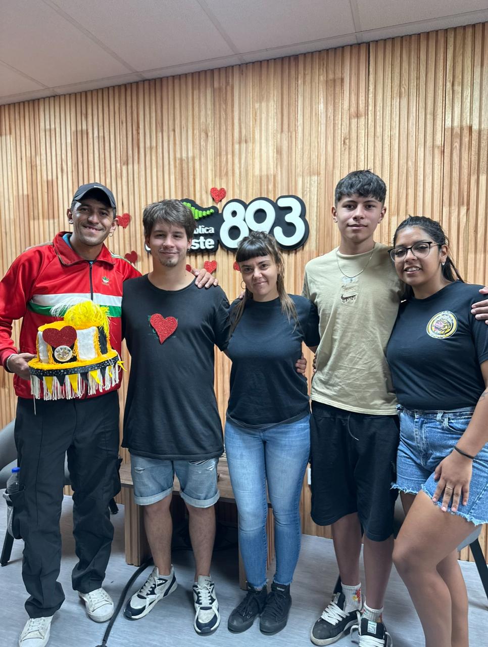 Valeria y Pablo, Integrantes de Los Pirados del Oeste en el estudio Marcelo Chiaradía