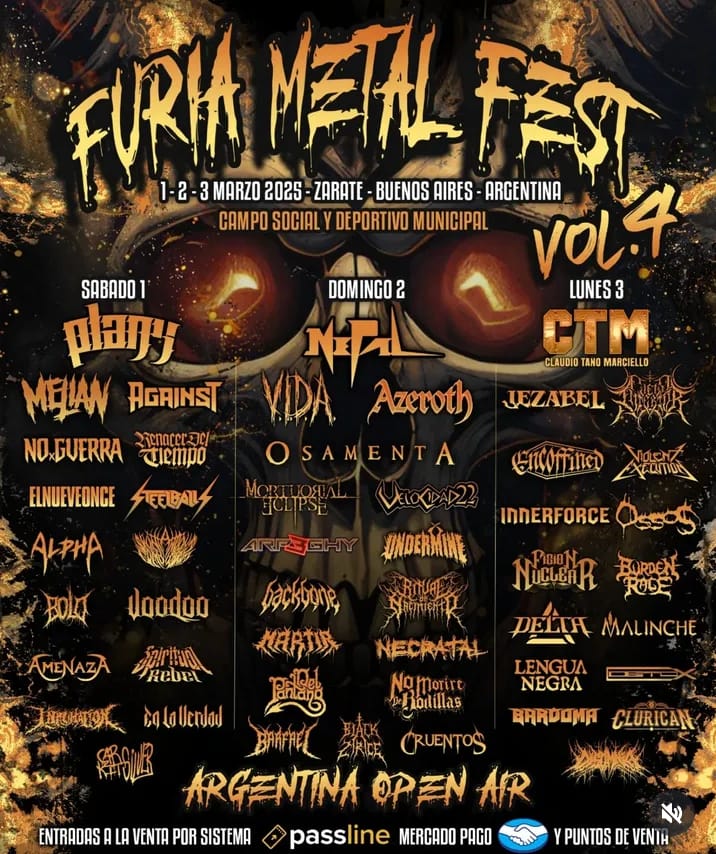 lo que fue el Furia Metal Fest
