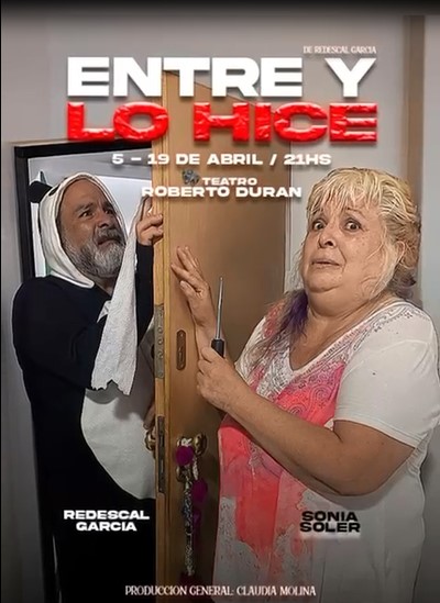 uno de los Flyers de los unipersonales, Entré y lo hice