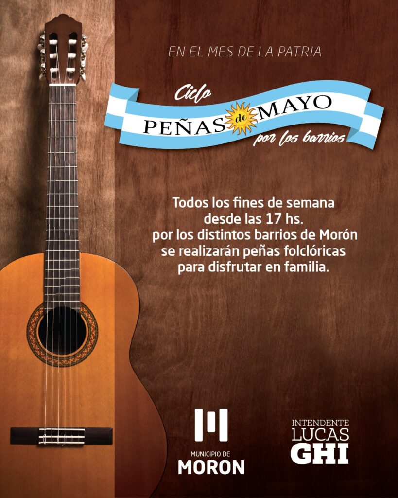 Flyer ciclo peñas de mayo