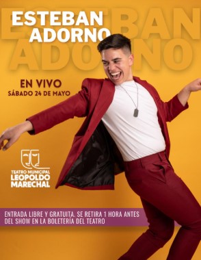 Flyer de Esteban Adorno