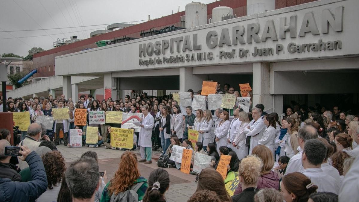 Imágen del hospital Garrahan.