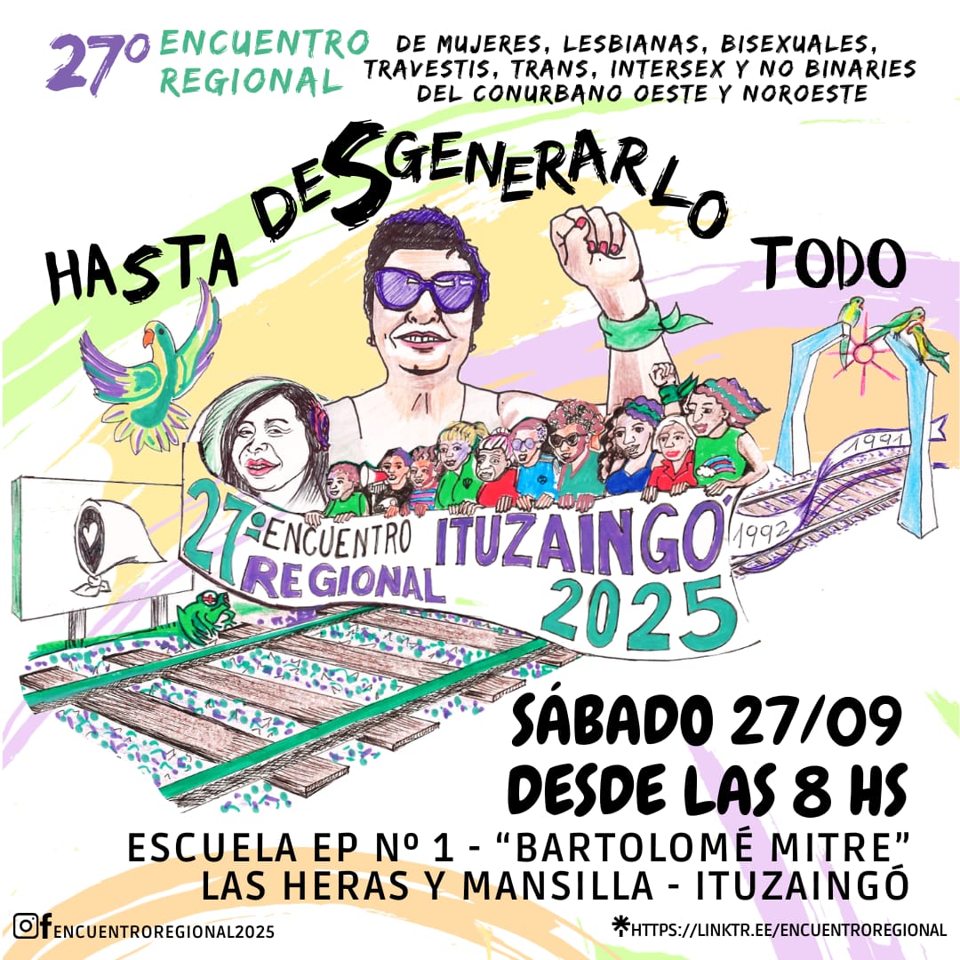 Flyer marcha LGTBIQ+
