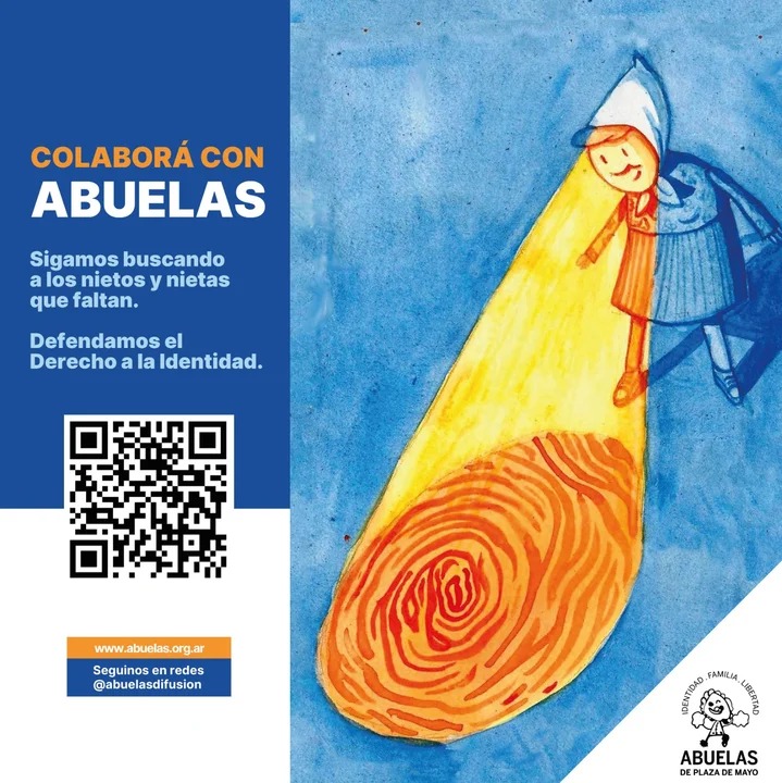 Flyer colaborá con las Abuelas