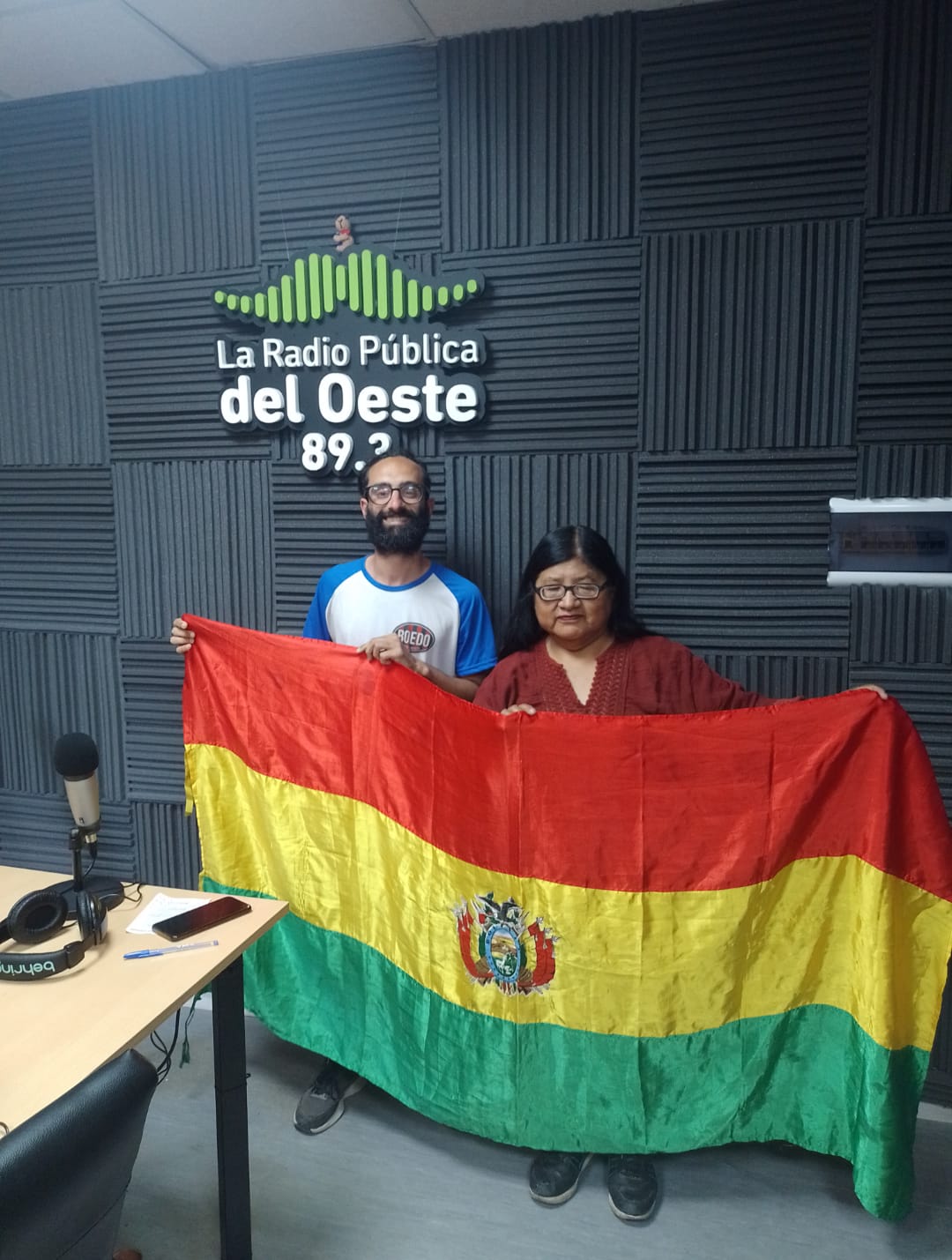 Manu de Seamos Libres y Norah Chambai