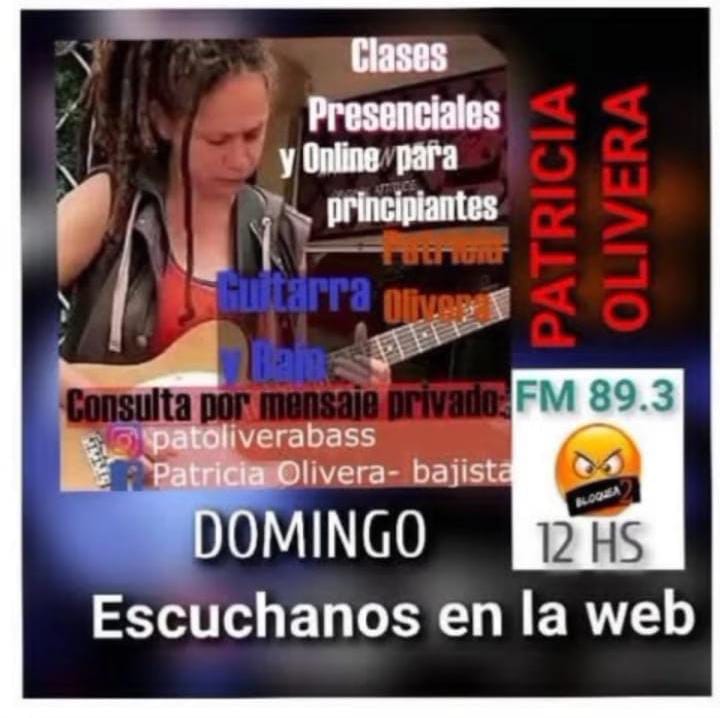 Archivo de imagen: flyer de Patricia Olivera