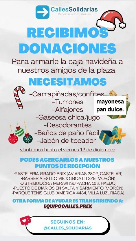 Flyer Calles Solidarias
