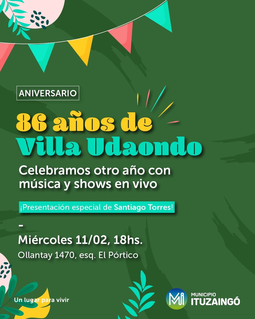 Festejos por los 86 Años de Villa Udaondo