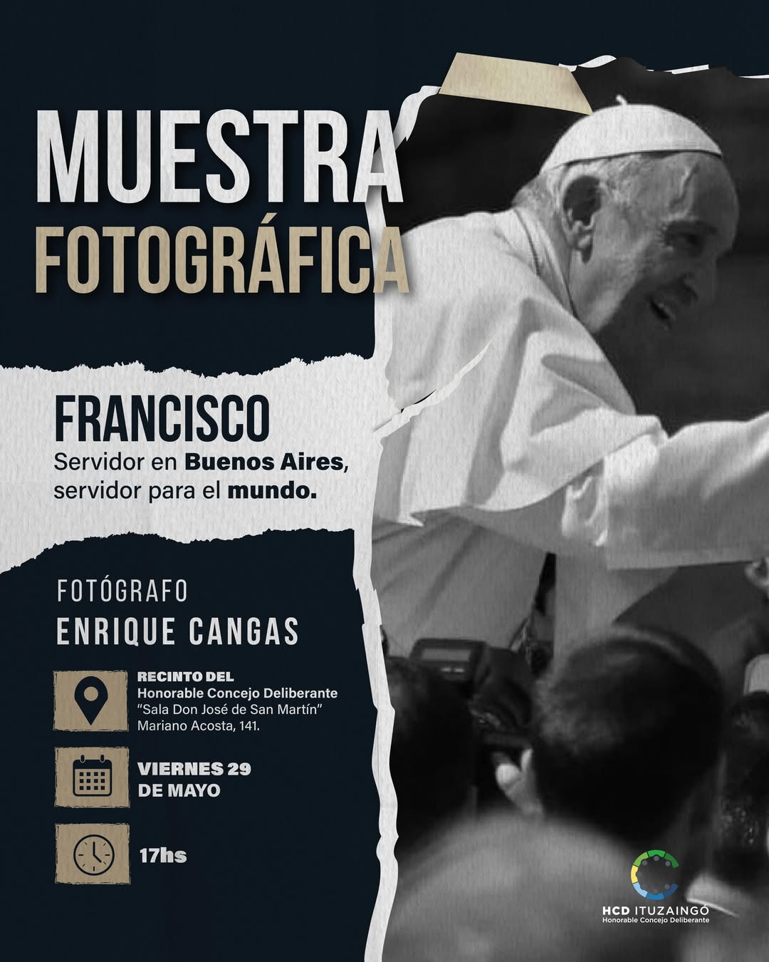 Enrique Cangas, Muestra Fotográfica PAPA FRANCISCO
