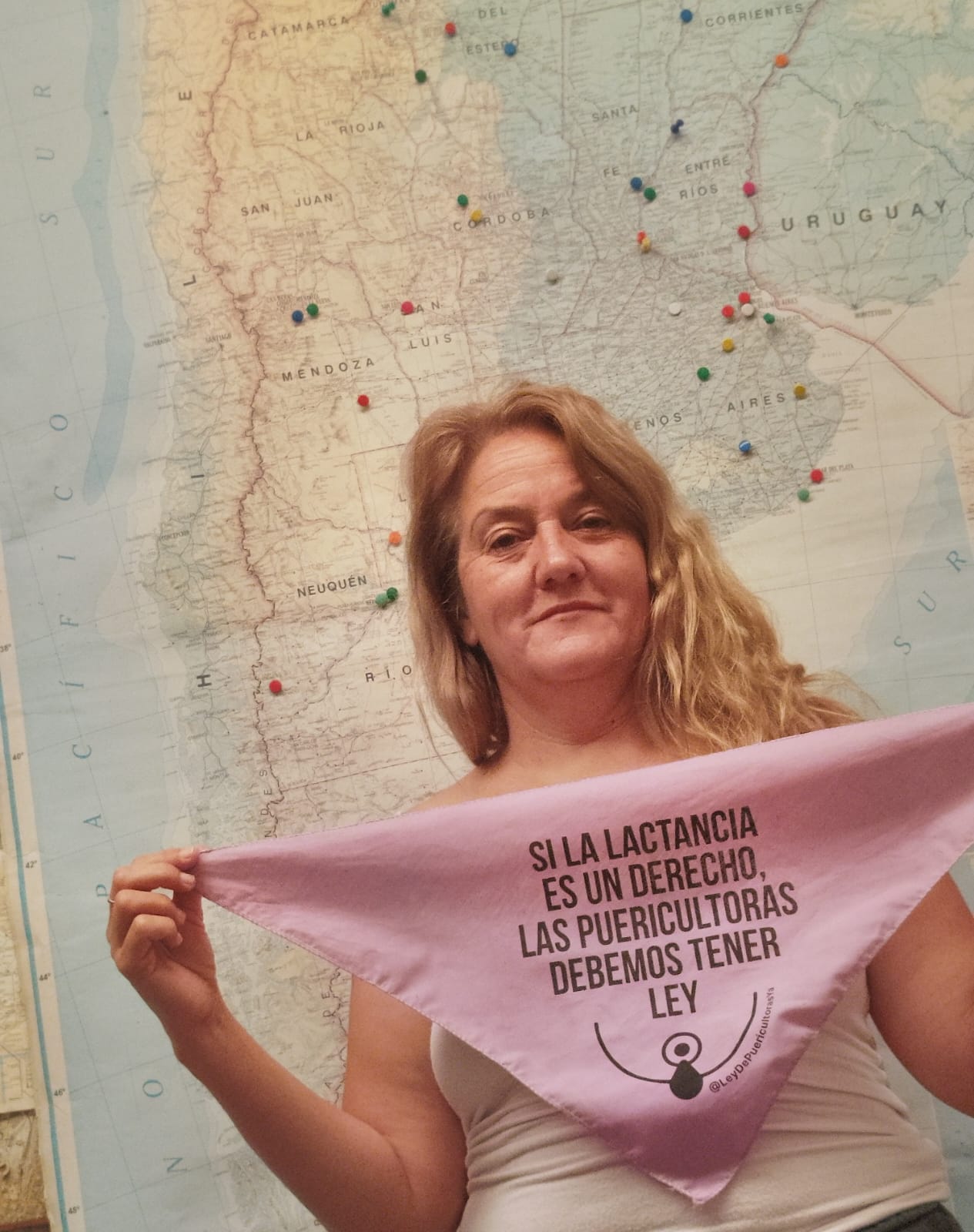 Stella Santillán, integrante de la Comisión Directiva de UPA