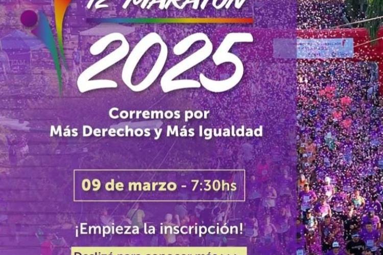 Flyer Maratón Más Derechos Más Igualdad