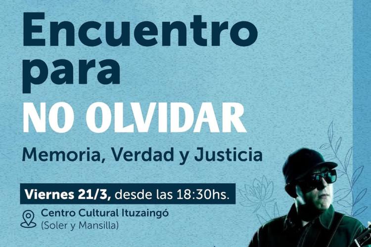 Flyer Encuentro para no Olvidar