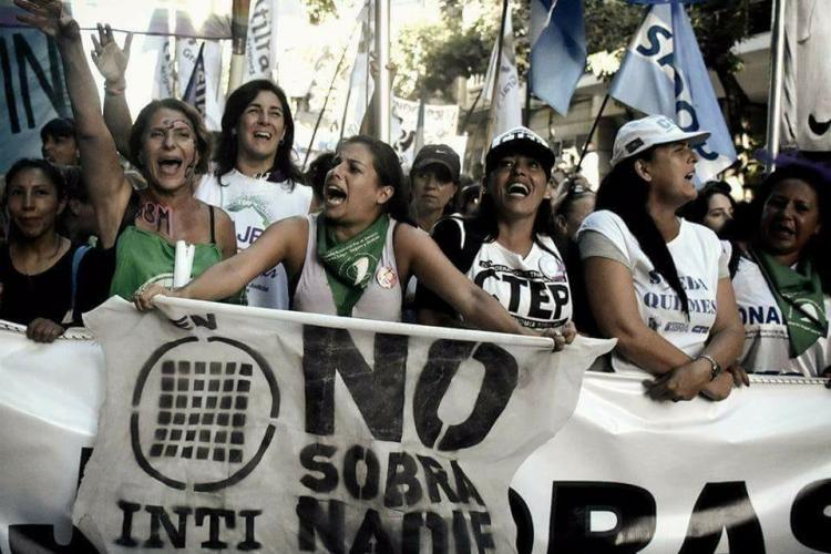 manifestacion del INTI