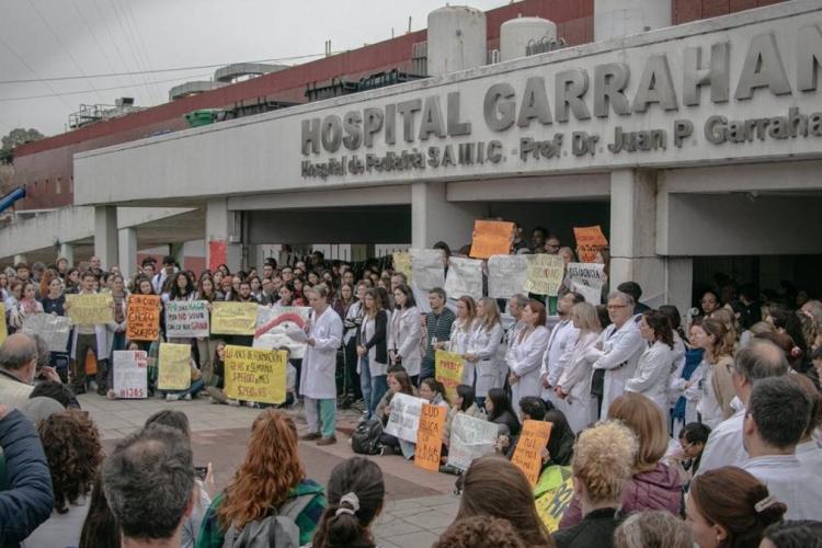 Imágen del hospital Garrahan.