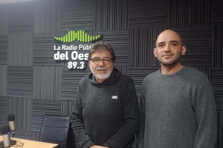 Antonio Crudo y Ezequiel Rocchia en el Estudio de La RPO