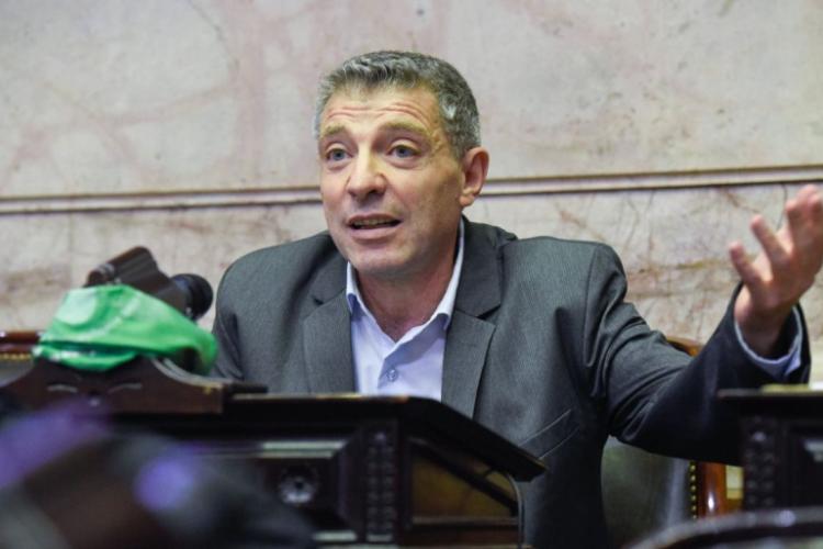 El diputado Juan Carlos Giordano del FITU
