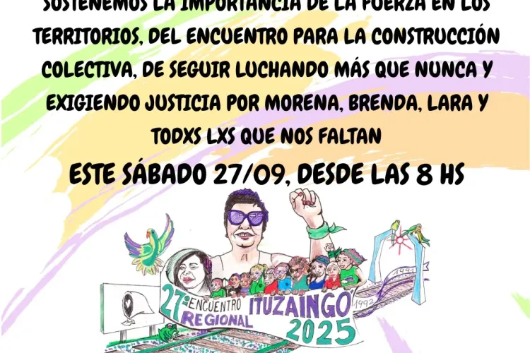 Flyer del 27º encuentro feminista