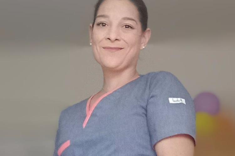 Maria Jose Paz residente del Bonaparte