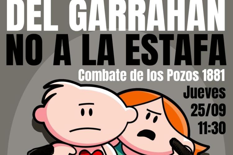 ¡NO A LA ESTAFA! El flyer del Garrahan para el llamado al paro del jueves