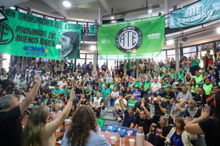 Plenario de ATE. Fuente: web