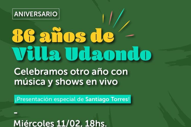 Festejos por los 86 Años de Villa Udaondo