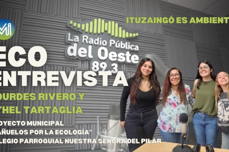  Lourdes Rivero y la Vicedirectora Ethel Tartaglia del Colegio Parroquial Nuestra Señora del Pilar.