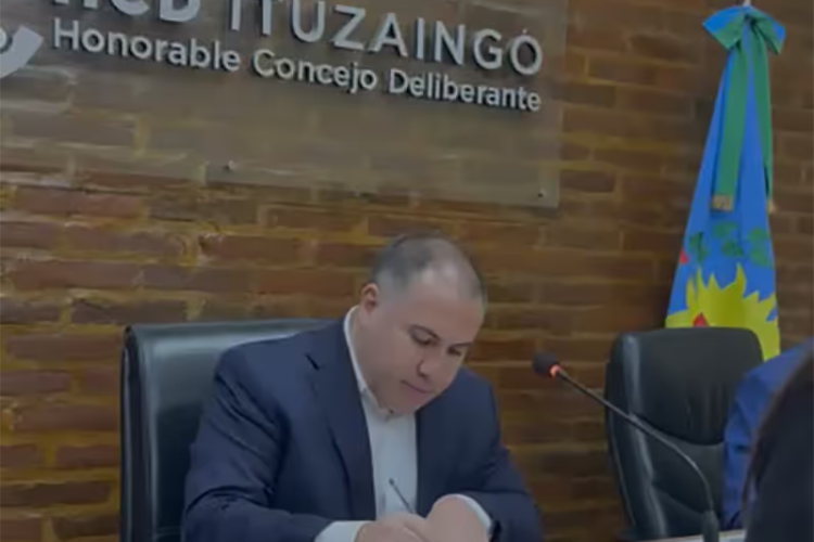 Juan Manuel Alvarez Luna, presidente del Honorable Concejo Deliberante de Ituzaingó