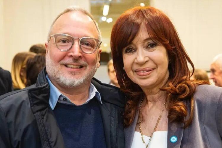 CFK junto a Sabbatella. Fuente: El Cactus
