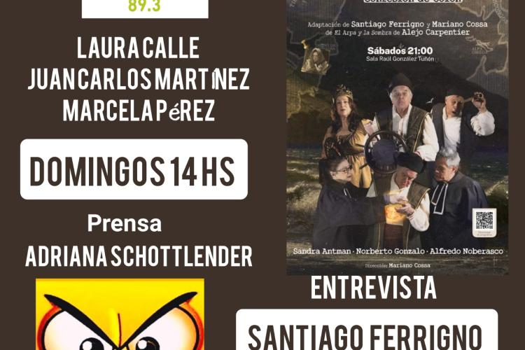 Flyer de Bloqueados - Santiago Ferrigno