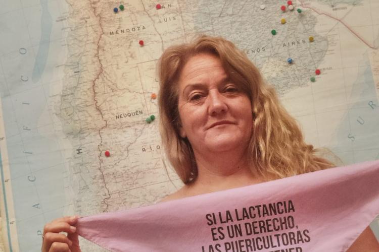 Stella Santillán, integrante de la Comisión Directiva de UPA